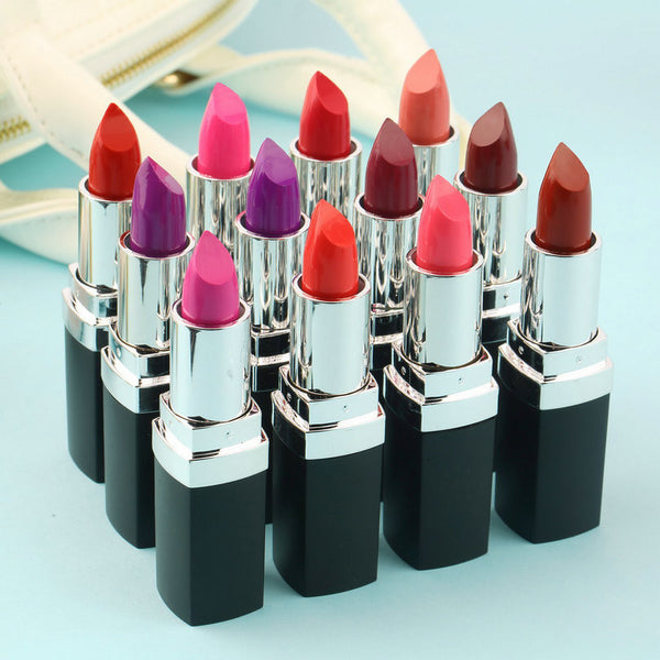 High Quality 12 Different Colors Sexy Lipstick Waterproof